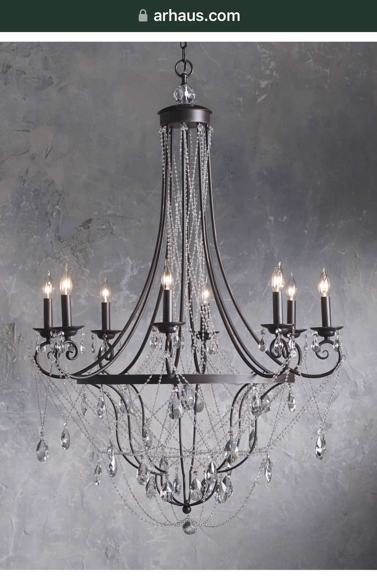 ARHAUS-Collier 8-Light Chandelier
