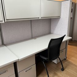 Desks, File Cabinets, Dividers & Top Storage Cabinets