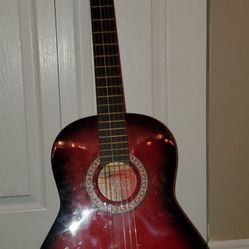 Guitar, Red