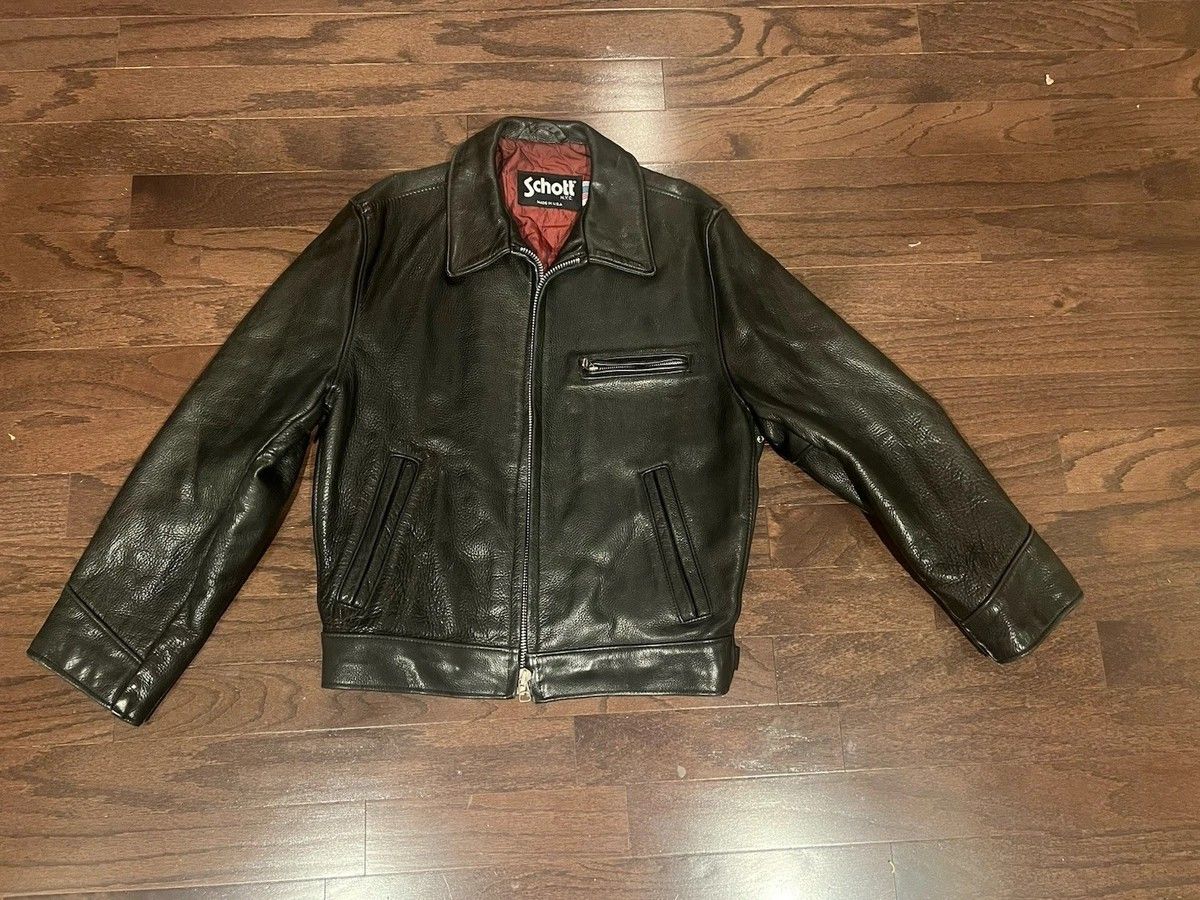 Schott Men’s Leather Jacket Vintage