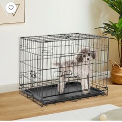 Dog Crate with slide out pad Medium