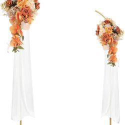 Metal Balloon Arch Stand, Set of 2 Wedding Arch Stands, Flower Arch, Floral Wedding Arches for Ceremony Decoration