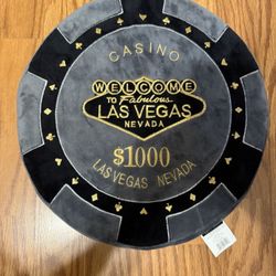 Las Vegas Poker Chip Plush