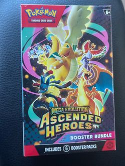 Pokémon TCG Mega Evolution Ascended Heroes Booster Bundle Sealed *NEW*