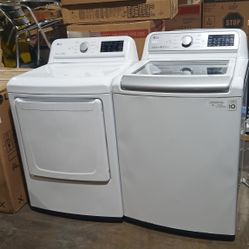Lg Washer And Electric Dryer Set 