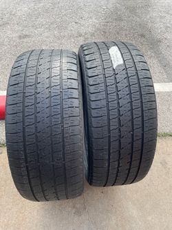 2 USED 28545R22 BRIDGESTONE All Season tires for $100 installed and balanced. 28545R22 285/45/22 285/45/R22 285 45 22 285 45 R 22  Alignments done her