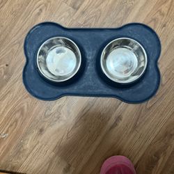 Training Pads And Dog Bowl 5$