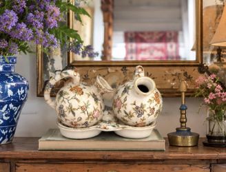 Vintage lot 3 Moriyama Mori-Machi Japan Floral Chintz Dish Signed Porcelain Japanese Hand Painting