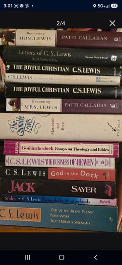 (55) C.S. Lewis books, $7 - $10 each, see 4 pics