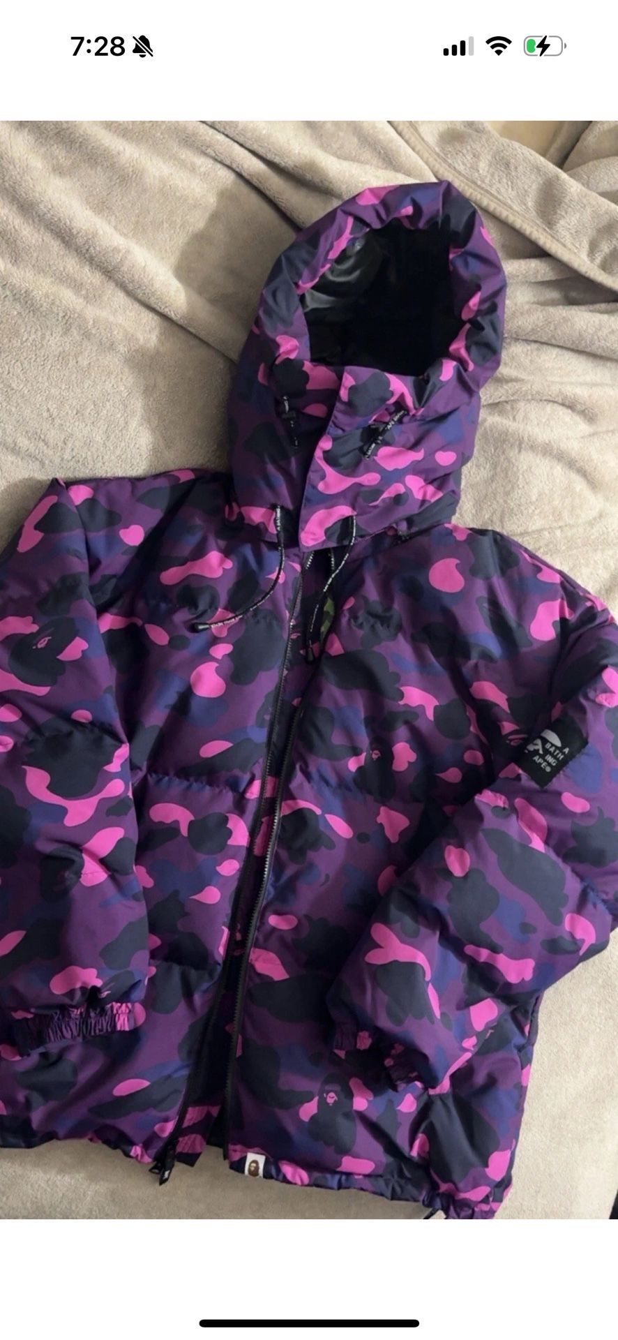 Bape Camo Down Jacket XXL