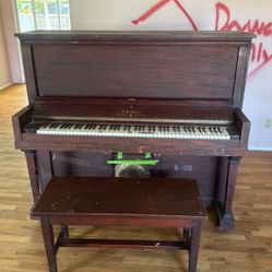 Free A B Chase Piano And Chair