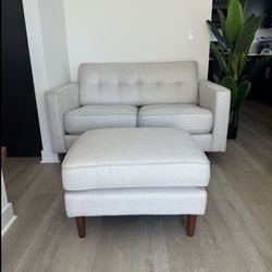 Loveseat Sofa Couch with Hide a Bed Sleeper Mattress