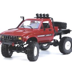 RC Crawler Offroad RC Truck WPL C14 RC Rock Crawler 4x4 1/16 Scale Remote Control Trucks, 2.4G Semi Trucks All Terrain Car RTR Hobby RC Pickup for Adu