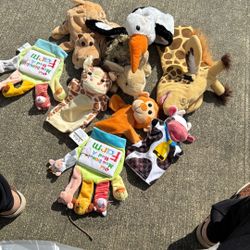 Kids Hand Puppets Rabbit Monkey Cow All Mackdonals And More 