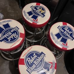 Pabst Blue Ribbon Beer Stools