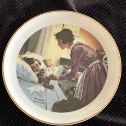 Norman Rockwell “Mother’s Love” Collector Plate – Vintage Porcelain – Japan