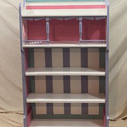 Girls Princess Shelving Unit/ Toys,Dolls,&Books