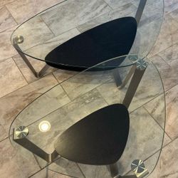 BDI Coffee Glass Table Set