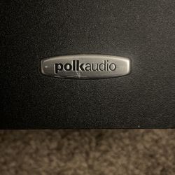 Polk Audio TL1600 Subwoofer Powered Sub Black Home Theater Power