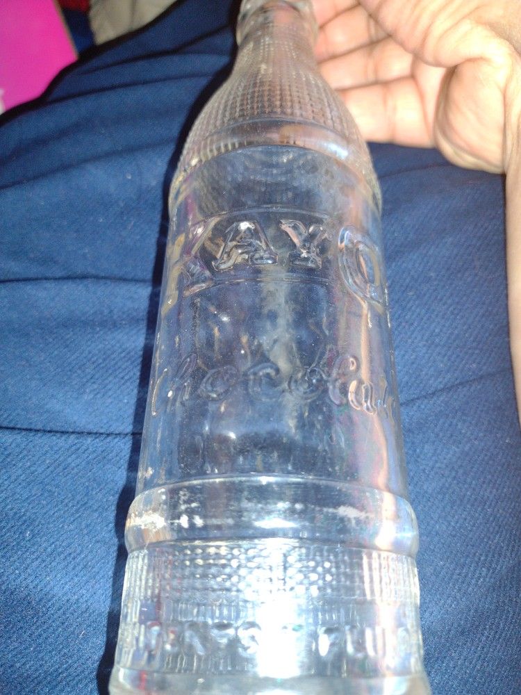 Vintage Kayo Chocolate Drink Bottle