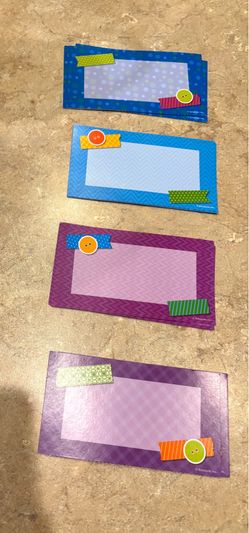 Button rectangle cut outs-classroom-NEW-teacher, bulletin board, name tags, school, scrapbooking
