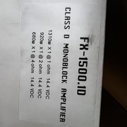 1500 Watt Sonido Mask Amp