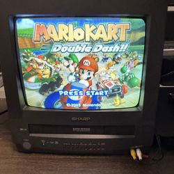 Sharp 13” CRT TV/VCR Combo 13VT-R100