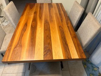Dinning set table with 6 chairs