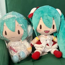NWT Holiday Bundle Hatsune Miku plushies Japan import