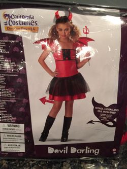 Girls devil costume