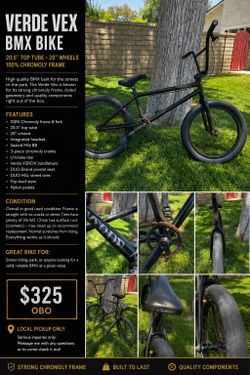 Verde Vex BMX Bike