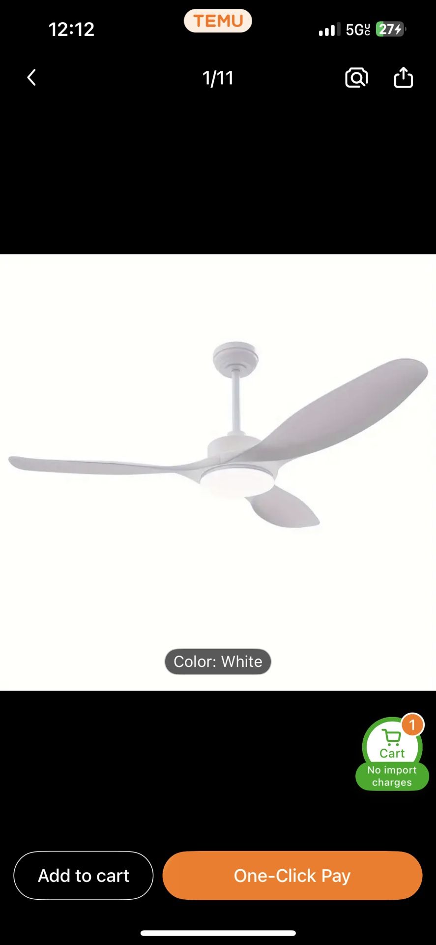 Ceiling Fan With Remote