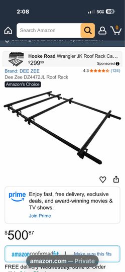 Roof rack jeep