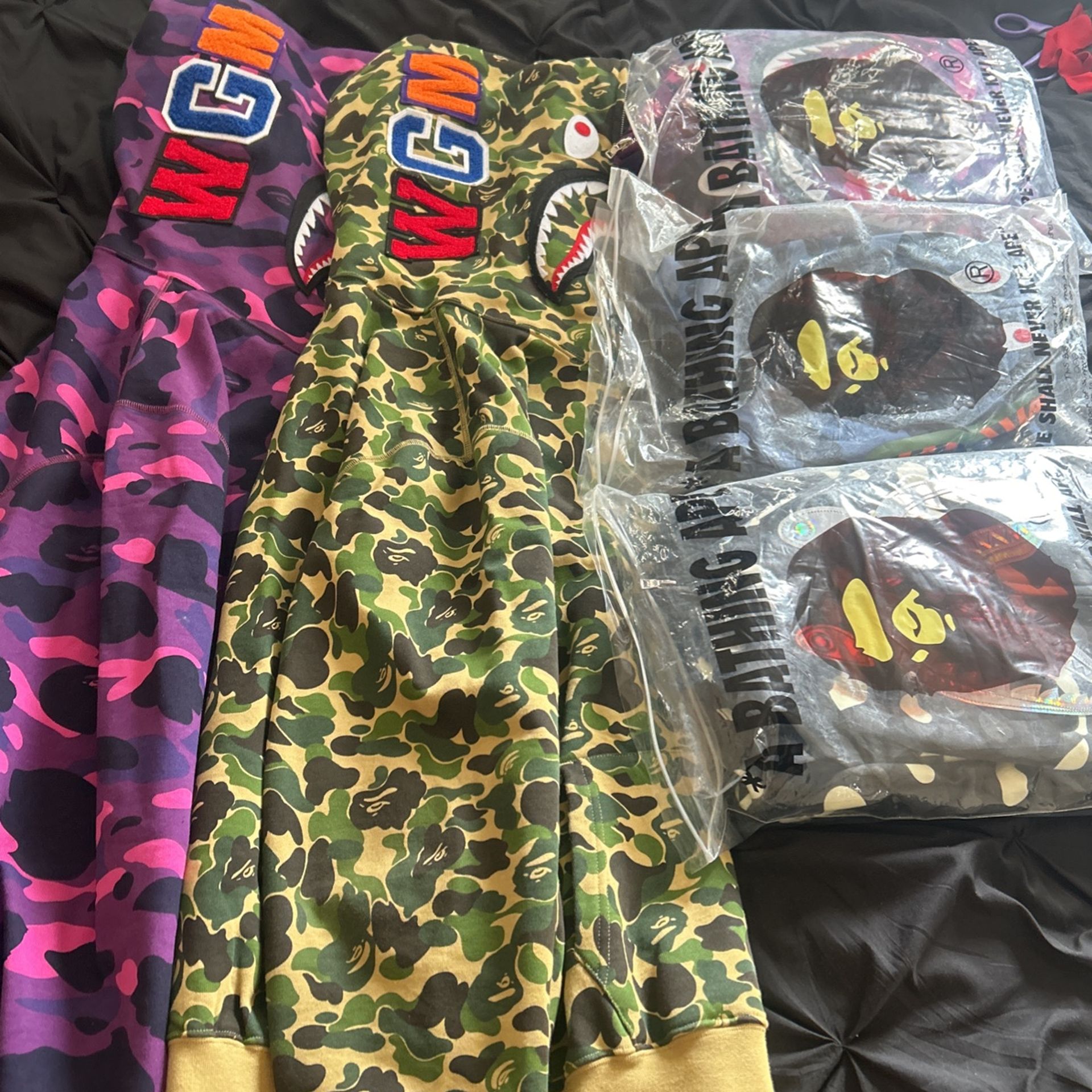 Bape Hoodies (Brand New With Tags)
