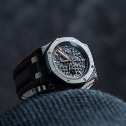 2015 Audemars Piguet Royal Oak Offshore Chronograph 26400AU.OO.A002CA.01 44mm Forged Carbon/Ceramic Black Dial