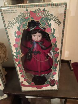Victorian Collection Porcelain Doll Limited Edition By Melissa Jane 1995 A82