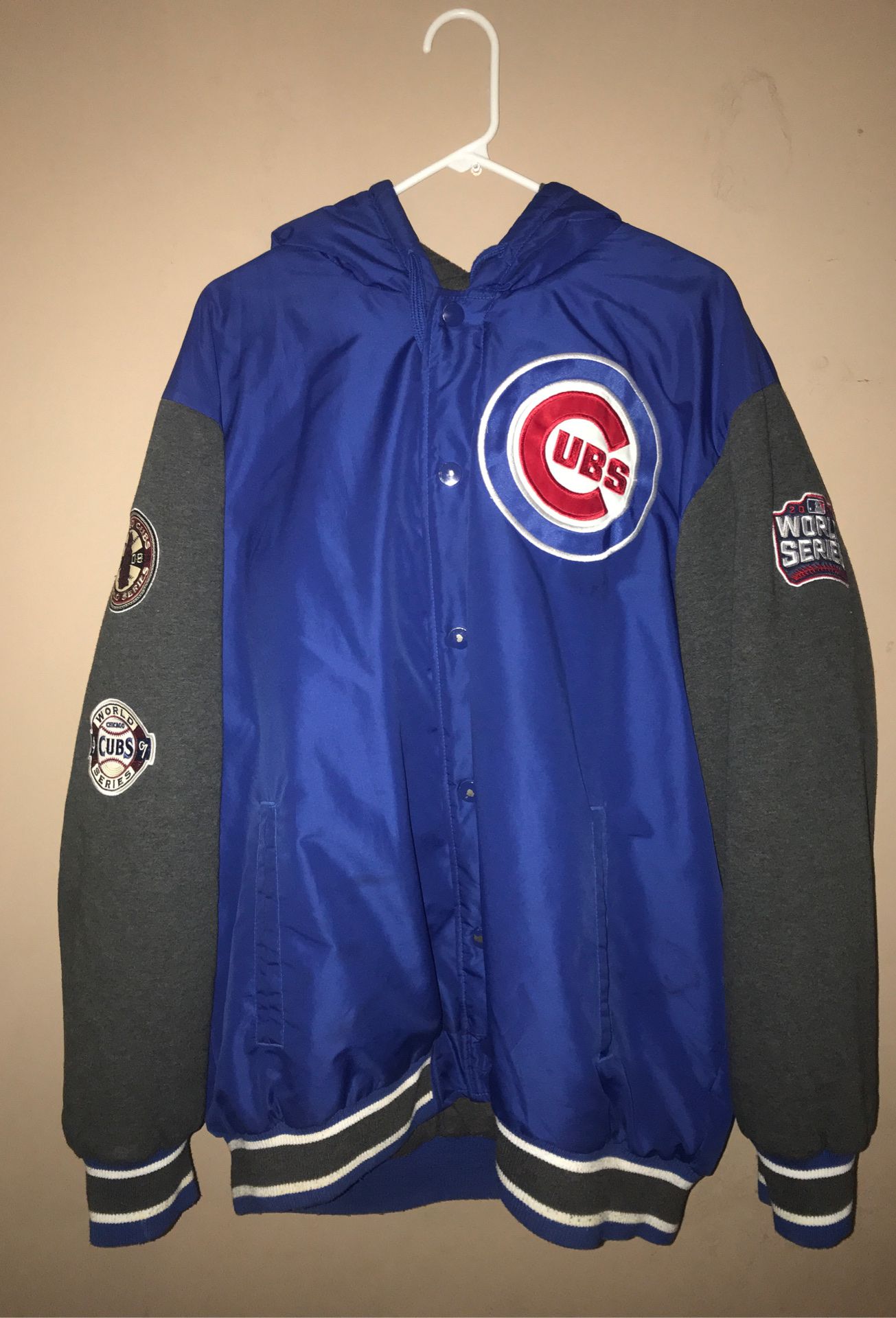Cubs championship jacket