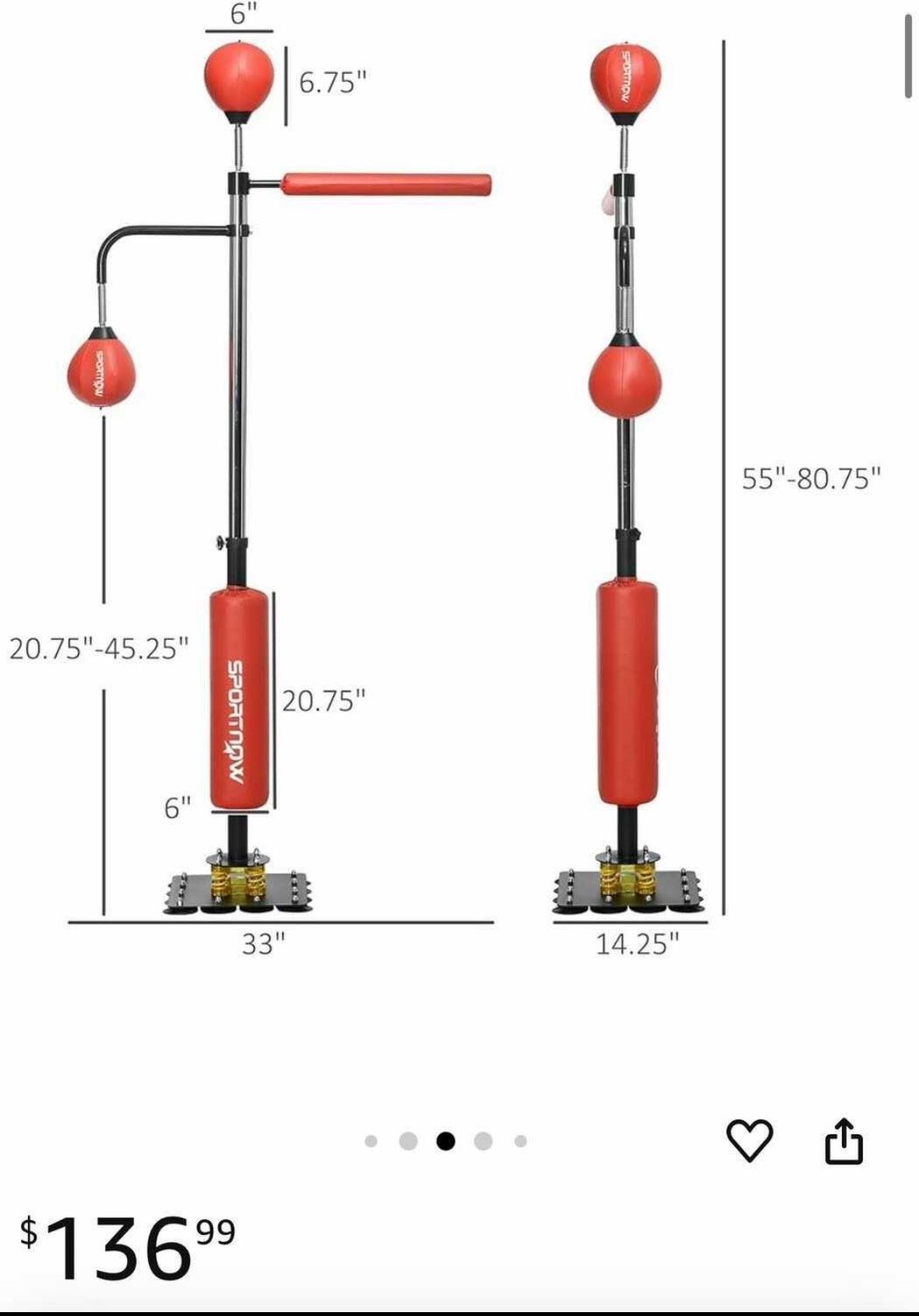 New Soozier Boxing Bag Stand