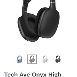 Tech Ave ONYX High Def Headphones 