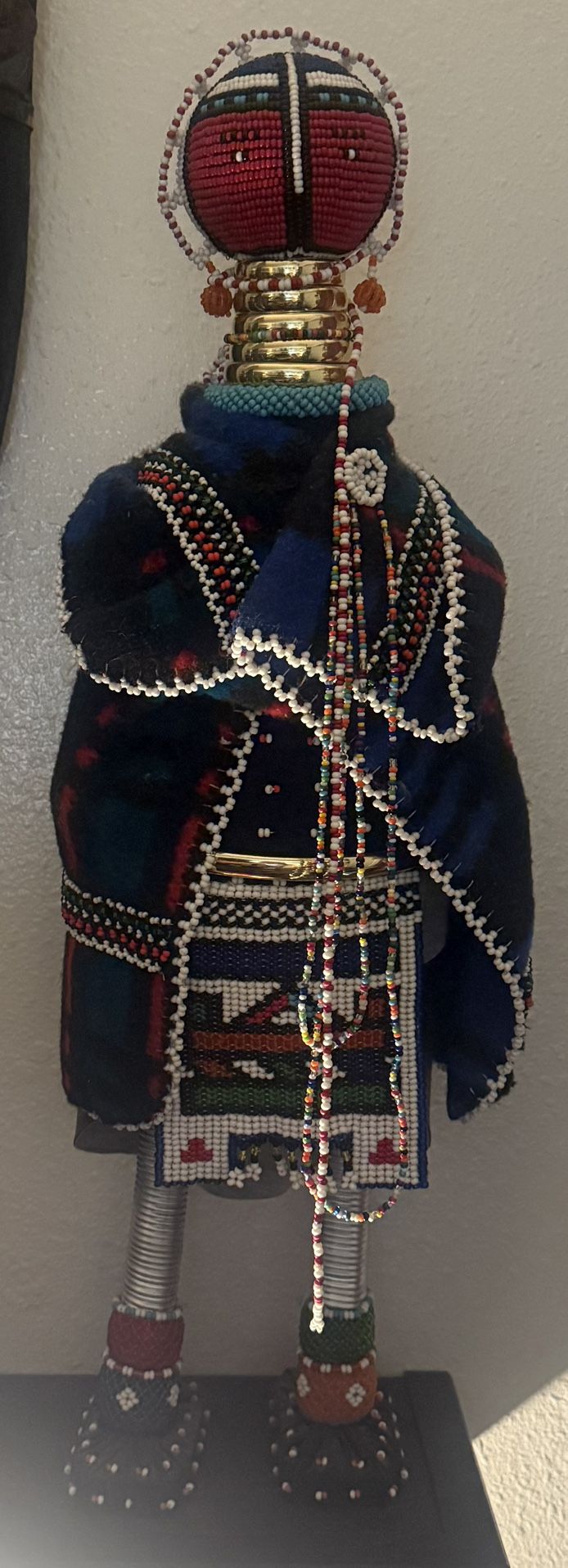 South African Ndebele Beaded Ceremonial 16”