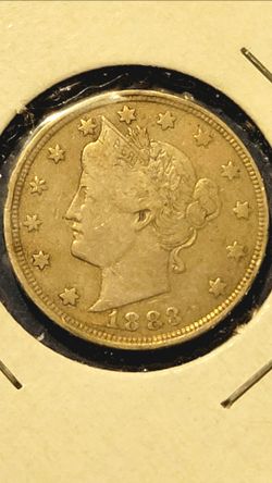 Historic 1883 Liberty Head V Nickel No Cents