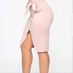 Sexy And Flattering Blush Color Super Soft Skirt