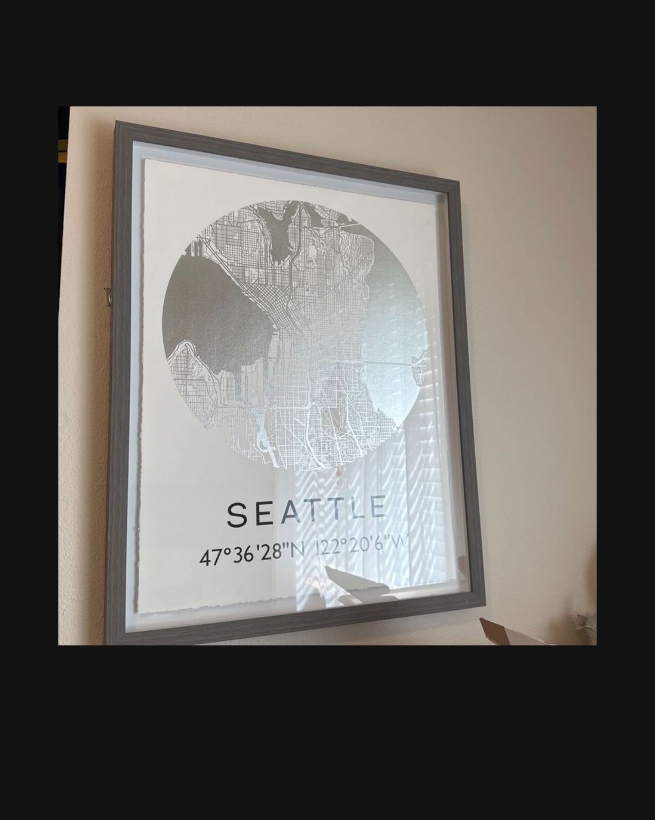 Seattle Poster Wall Art Coordinates