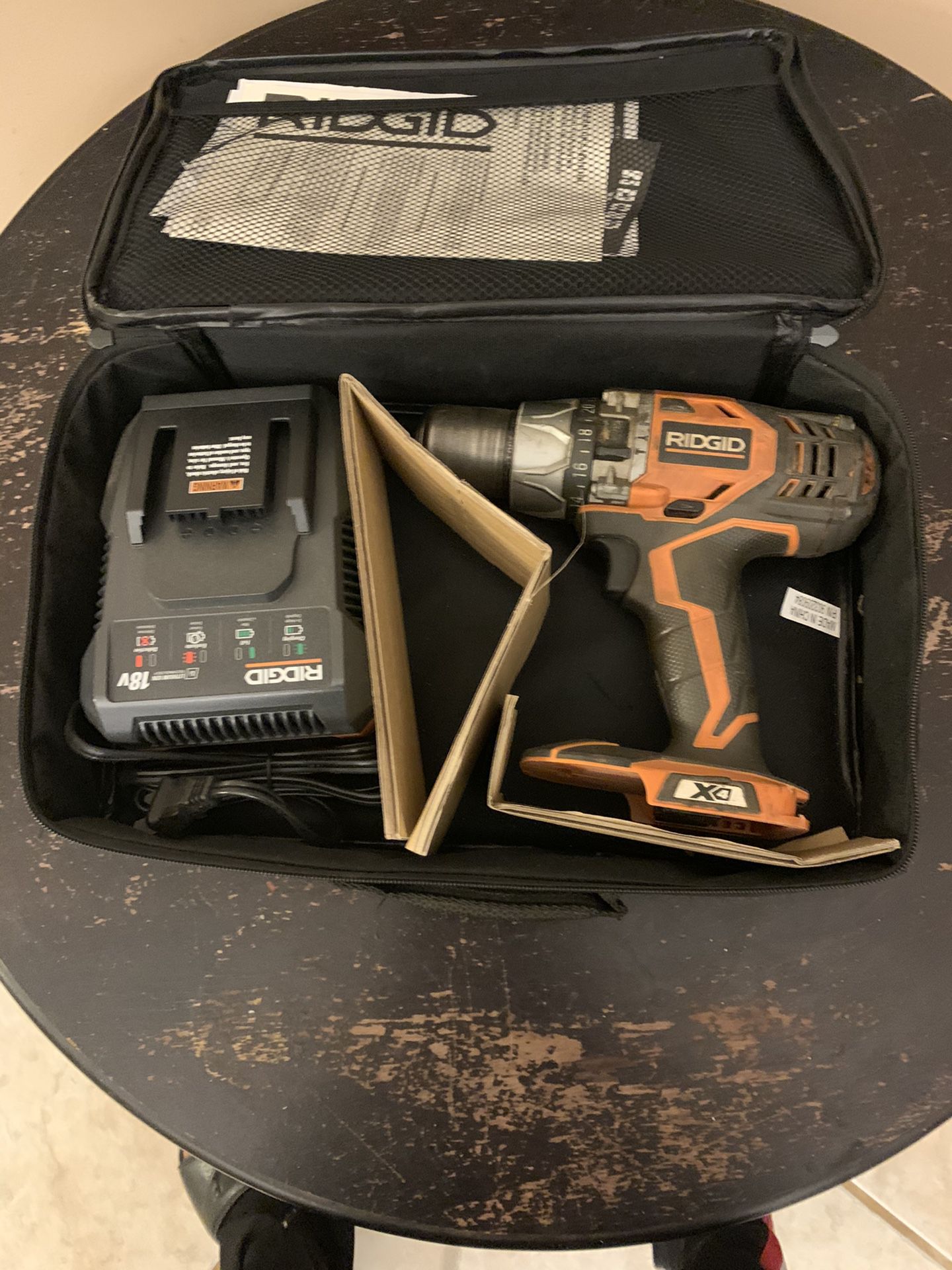 Hammer drill and charger