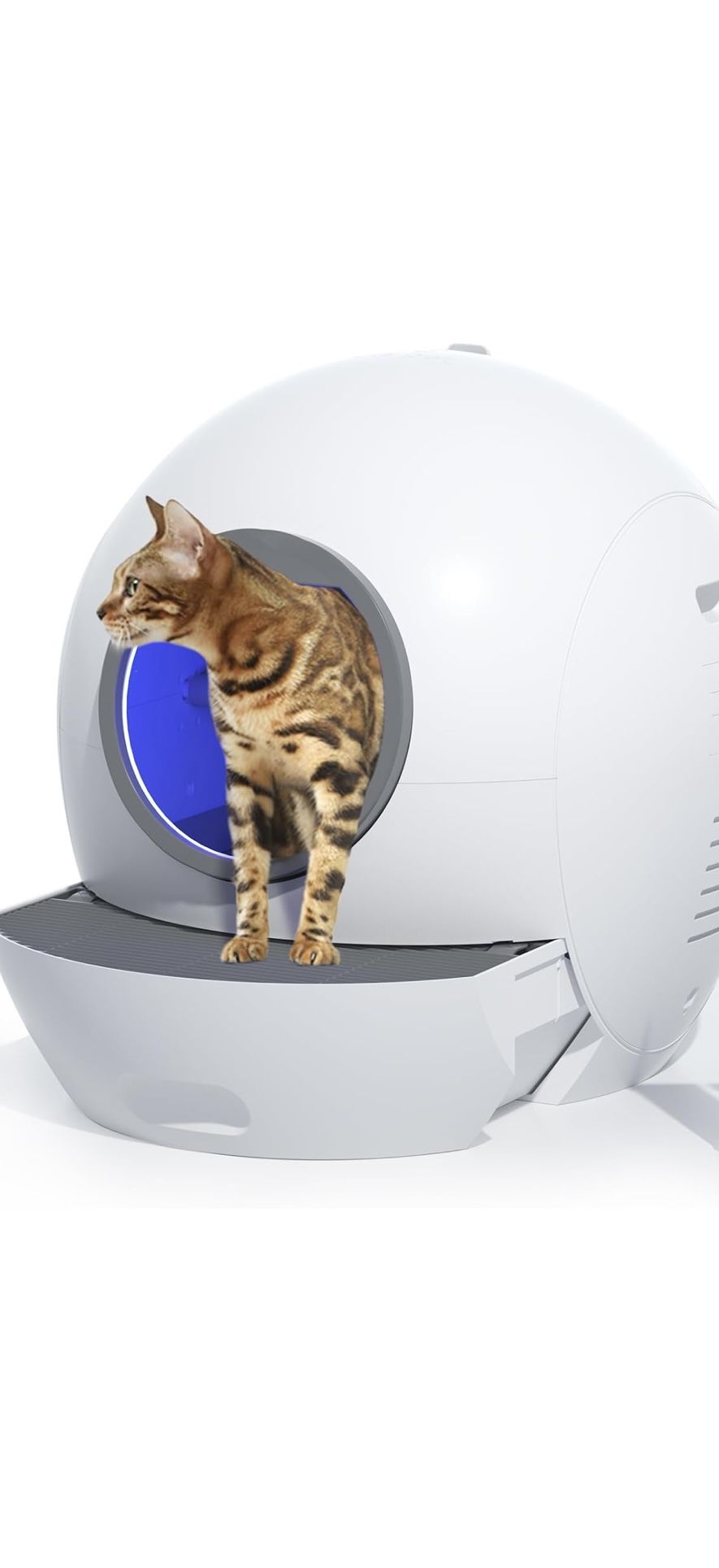 Self Cleaning Litter Box. ELS PET 60L Extra Large Automatic Cat Litter Box Self Cleaning, APP Control Smart Litter Box, Self Cleaning Cat Litter Box f