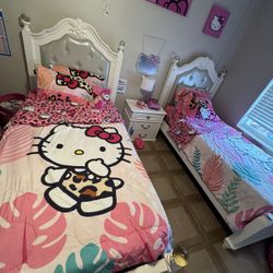 Twin Bed With Mattress 