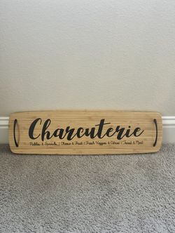 Charcuterie Serving Board – Bamboo with Handles