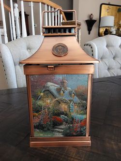 Thomas Kinkade Copper-Finish Decorative Lantern