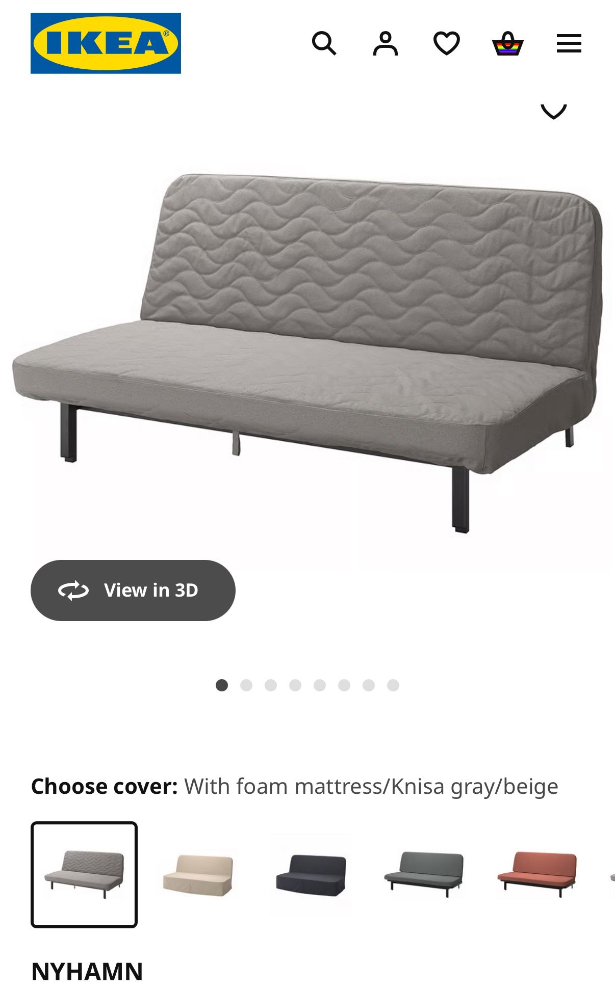 Nyhamn IKEA futon
