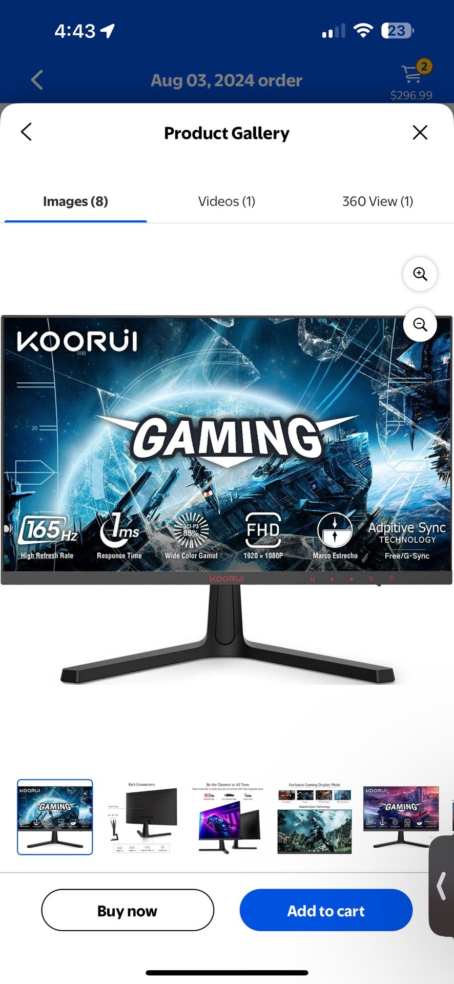 Koorui Gaming Monitor